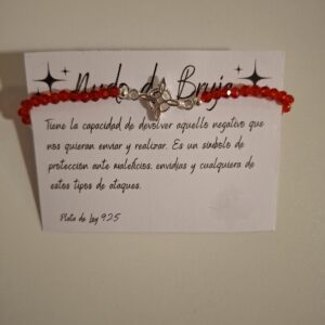 Pulsera Nudo de Bruja plata