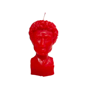 Cabeza hombre rojo